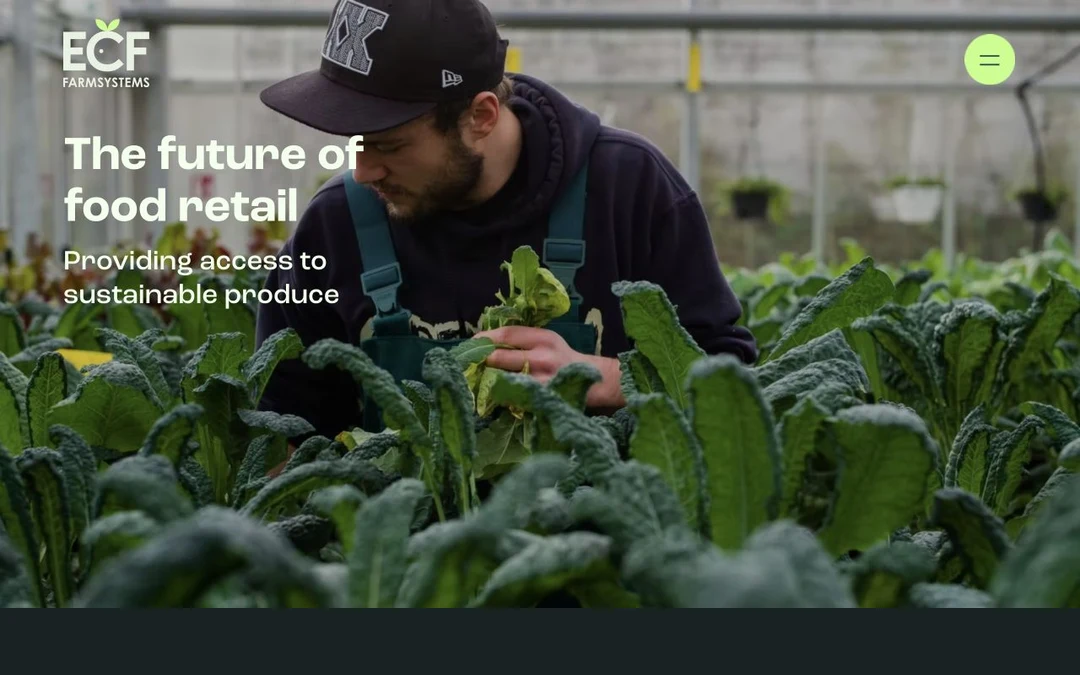 Webseitenansicht: ECF Farmsystems