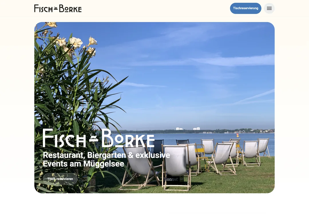 Webseitenansicht: Fisch-Borke